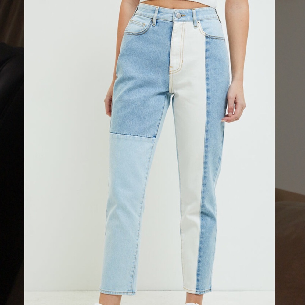 Pacsun Hopper Patch Mom Jeans